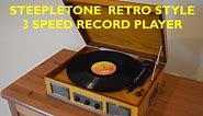 Steepletone Retro Style Record Player - USB Norwich