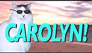 HAPPY BIRTHDAY CAROLYN! - EPIC CAT Happy Birthday Song