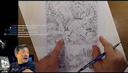 Drawing a page of comics featuring Superman! Art Stream with Jim Lee