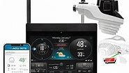 AcuRite Professional Home Weather Station with WiFi Display, Lightning Detection, Temperature, Humidity, Rain Gauge, Wind Speed/Direction Sensors