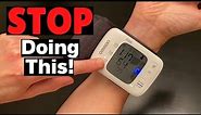 The Proper Way How To Use A Wrist Blood Pressure Cuff & Monitor | Omron Wrist Monitor