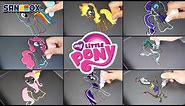 My Little Pony Pancake art - Rainbow Dash, Applejack, Pinkie Pie, Rarity, Twilight, Fluttershy etc