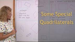 Quadrilaterals - 3rd grade geometry lesson