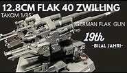 German 12.8 cm Flak 40 Zwilling 1/35 Takom