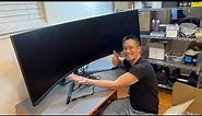 UNBOXING: Samsung 57" Odyssey Neo G9 Ultrawide Curved Monitor! Dual 4K 240Hz Quantum Mini-LED!