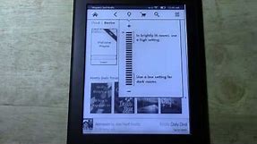 Kindle Paperwhite - How to Turn the Backlight On & Off​​​ | H2TechVideos​​​