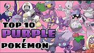 Top 10 Purple Pokemon