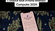 iPhone Locked How To unlock Without Apple iD Password ( Unlock lock iPhone Without Computer 2024#iphonelockedtoowner #howto ##howtounlockaniphone #howtounlockyourphone #unlockiphone #iphone #unlockiphone #iphoneunlocking #fyp #foryourpage #trending #viralvideo #lifehack #hack #dute #tiktok #explore #love