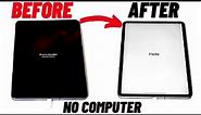 How to Unlock Disabled iPad without COMPUTER