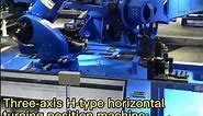 Yaskawa robot 3D Vision small parts loading system and new H-type three-axis horizontal positioner