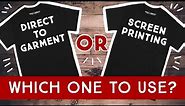 DTG vs. Screen Printing - Which one should you use?