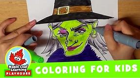 Halloween Coloring Pages for Kids | Maple Leaf Learning Playhouse