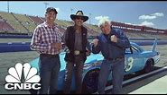 Nascar Legends Kyle And Richard Petty Take To The Racetrack | Jay Leno's Garage | CNBC Prime