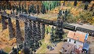 Beautiful Model Railroad HO Scale Gauge Train Layout at The Colorado Model Railroad Museum