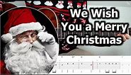We Wish You a Merry Christmas | Guitar Tabs Tutorial