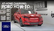 Ford Mustang Mach-E: At-Home Charging | Ford How-To | Ford