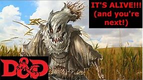 Scarecrows of D&D 5e: What happens when a farm tool is used by hags! (D&D Compendium of Monsters)