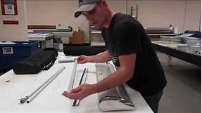 How to assemble a retractable banner stand. Kessler Creative: The Signage Experts