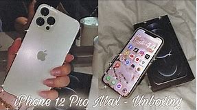 iPhone 12 Pro Max Unboxing | SILVER in 128 gb | *NEW*