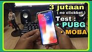 iPhone X harga 3Jutaan//test main game PUBG dan MOBA (no clickbet)