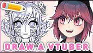 How To Draw Your FIRST Vtuber Model for Live2D Cubism!