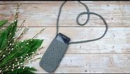 Crochet Easy Phone Bag // Phone Carrying Case Tutorial