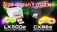 The smallest full-colour label printer LX500e & CX86e - size doesn't matter