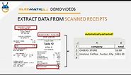 Automatically Extract Data from Scanned Receipts | Intelligent Document Processing | Powered by OCR