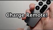 Apple TV 4K How to Charge Remote Control & Check Battery!