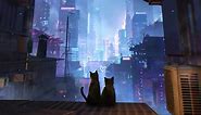 Future City Cat Love