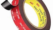 Double Sided Tape, Heavy Duty Mounting Tape, 16.5FT x 0.94IN Adhesive Foam Tape Made with 3M VHB for Home Office Decor