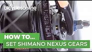 How to Set Shimano Nexus 8 Speed Gears