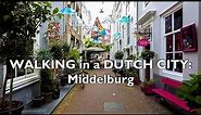 WALKING in a DUTCH CITY: Middelburg (4K Ultra HD)