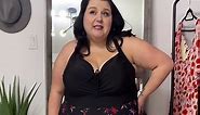 Trying two plus size swim dresses from @BloomChic. Use the link in my bio to shop these looks and be sure to use code CURVYCHRONICLES15 for 15% off. #plussizeswimwear #plussizeswim #bloomchic #bloomchicfashion