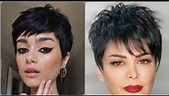 GORGEOUS 💖 AND STYLISH SPIKEY HAIRCUT STYLE IDEAS FOR WOMEN FOR SHORT HAIR HAIRSTYLE - hairdos