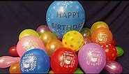 Fun Happy Birthday Balloons Bursting