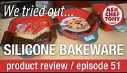 Cooking with SILICONE BAKEWARE? We try it! Review of Boxiki Bakeware set.