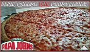 PAPA JOHN'S® THIN CRUST CHEESE PIZZA REVIEW! 🧀🍕