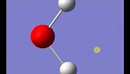 Vibrational modes in water molecule