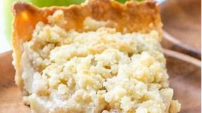 Butter Crumble Apple Pie ( Video)