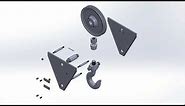 Crane Hook with Pulley Assembly [Exploded View]