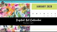How to Create a Digital Art Calendar in Canva