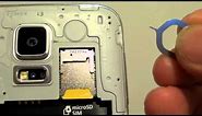 Samsung Galaxy S5: How to Remove SIM Card