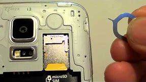 Samsung Galaxy S5: How to Remove SIM Card