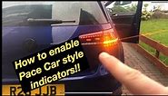 Pace Car/Urban Joke Indicators - OBDeleven Pro Coding - Volkswagen Golf R