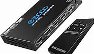 HDMI Switch 8K 4x1 4K 120Hz VRR G/Sync CEC ARC Atmos - HDMI 2.1 Switcher 4 in 1 Out 240Hz 144Hz HDCP Bypass 4 Port Selector,IR Remote for QLED Game Monitor PS5 Xbox PC Mac Window Apple TV Projector