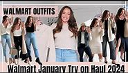 Walmart Early Spring Fashion Try on Haul | January 2024 Walmart
