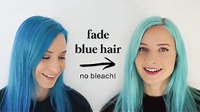 How To Fade Blue Hair Dye or Lighten Semi-Permanent Dye