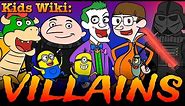 Villains + Superheroes + Super Powers + Minions & Spiderman! | Wiki for Kids at Cool School