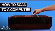 How To Scan A Document To Your Computer